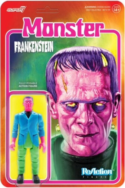Universal Monsters Reaction Figure - Frankenstein (Costume Colors) super 7