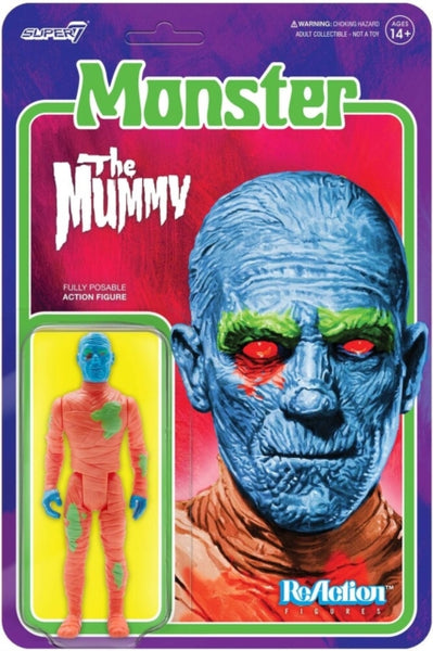 Universal Monsters Reaction Figure - The Mummy (Costume Colors) super 7