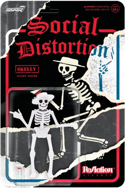 Social Distortion Reaction Figure Skelly  super 7