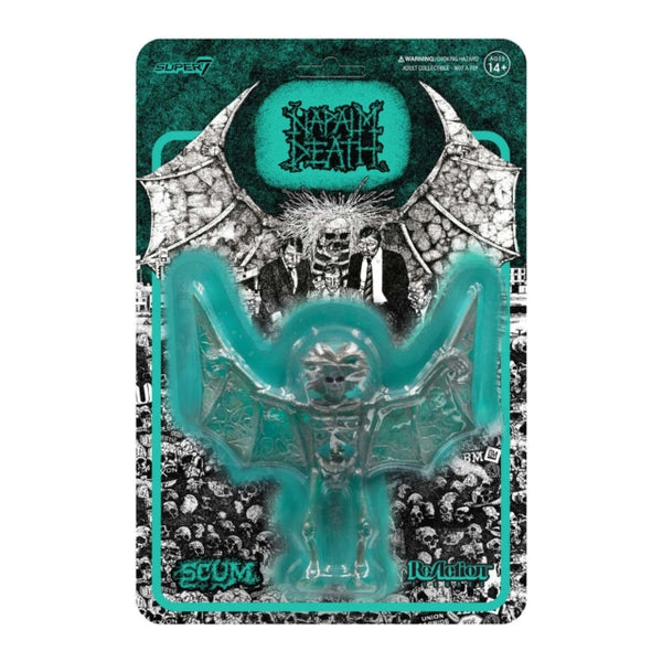Napalm Death Reaction Figure Scum Demon Aquamarine super 7