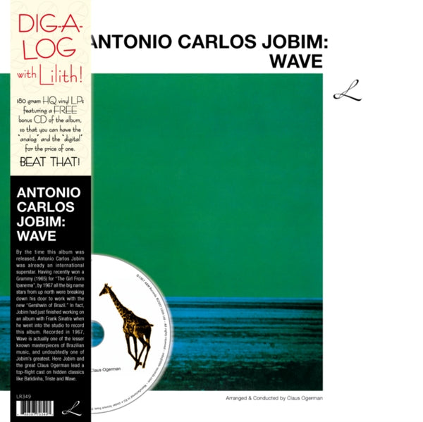 Wave Artist Antonio Carlos Jobim  Format:Vinyl / 12" Album with CD Label:Lilith Catalogue No:LR349LP