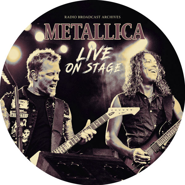 LIVE ON STAGE (PICTURE LP) by METALLICA Vinyl 12" Picture Disc  1149831