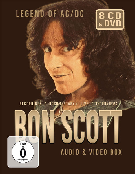 BON SCOTT AUDIO & VIDEO BOX (8 DISCS -7 CD + 1 DVD) by AC/DC Compact Disc Box Set