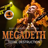 TOTAL DESTRUCTION (4-CD) by MEGADETH Compact Disc - 4 CD Box Set  1150892