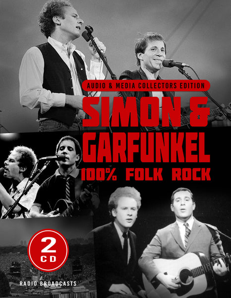 SIMON & GARFUNKEL 100% FOLK ROCK (2CD) COMPACT DISC DOUBLE