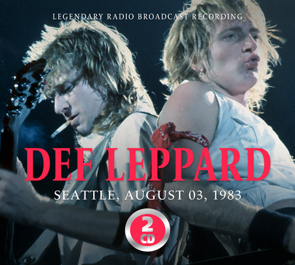 DEF LEPPARD SEATTLE, AUGUST 03, 1983 (2CD) COMPACT DISC DOUBLE
