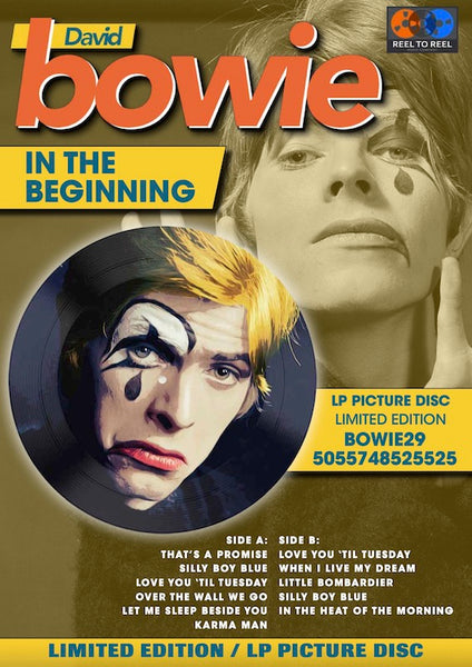 DAVID BOWIE  In The Beginning (Picture Disc) 12" vinyl lp  BOWIE29