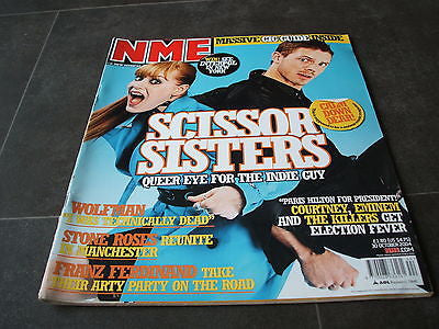 new musical express nme 30th  october   2004 scissor sisters