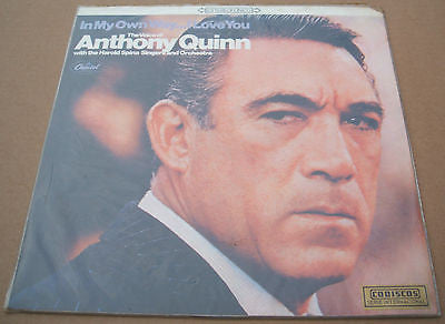 Anthony quinn in my own way south american / colombian montilla label pressing