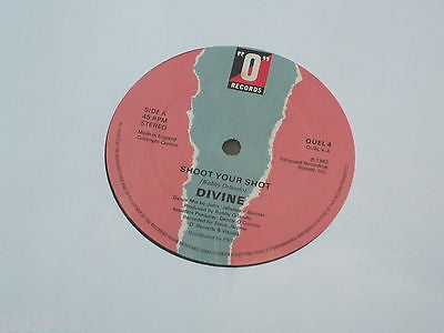 divine  shout your shot  1982 o label disco hi energy classic excellent