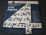 werner muller plays leroy anderson  1960's south american pressed vinyl lp