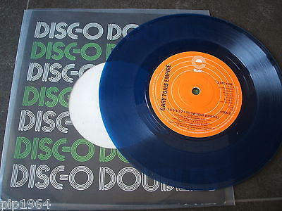 gary toms empire 7654321 blow your whistle 1970's blue vinyl disco double 7" ex+