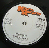 greg vandike parallel universe 1980 uk korova label  issue  vinyl 7" 45  synth