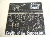 the three johns death of the european 1985  uk 7" single  abstract label abs 034
