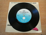 cindy & the saffrons past present & future 1982 uk issue  7" vinyl 45  new wave
