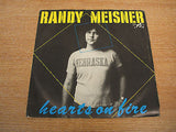 randy meisner hearts on fire 1980 italian issue 7" vinyl  single obscure rare
