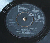 the miracles love machine part 1  1975 uk motown label 7" vinyl 45  tmg 1015