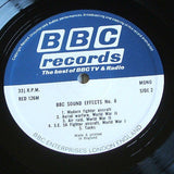 sound effects number 8   1972  bbc recordings sound effects vinyl lp  mint -