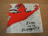 echo & the bunnymen the pictures on my wall uk zoo label 7" vinyl  ex alt rock