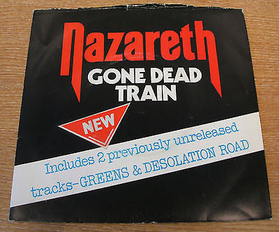 nazareth gone dead train 1977 uk mountain  label vinyl 7" single naz 2