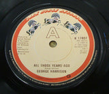 george harrison all those years ago original 1981 uk issue vinyl 45
