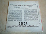 ken colyer's jazzmen and back to new orleans decca uk  issue 7" vinyl 4 track ep