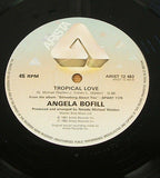 angela bofill tropical love 1982 uk arista label  12" vinyl  single  excellent