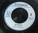 blazetroopers smash the truth   1984  uk issue  7" vinyl 45   sythn pop alt