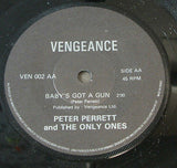 the only ones baby's got a gun / silent night 1983 uk vengance 7"  vinyl 45  ex