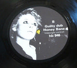 honey bane  guilty / dub 1980 honey bane label  vinyl 45  pop punk dub