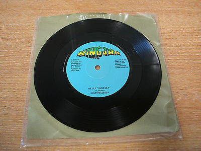 bugsie malone  belly to belly  uk king jam label 7" vinyl 45 dancehall reggae