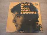 rock n roll carl simmons e.p rock n roll pop  rockabilly 7 " vinyl excellent