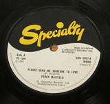 percy mayfield please send me someone to love uk speciality vinyl 45 son 5007