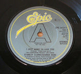 stanley clarke george duke i just want to love you  uk promo vinyl 7 " 45   ex