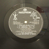 paul McCartney  spies like us 1985 uk parlophone 12 " vinyl single  excellent
