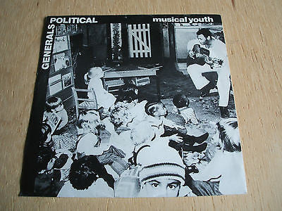 musical youth   generals / political   original 1981 uk 021 label vinyl 7"