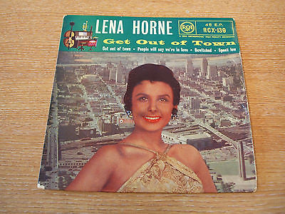 lena horne   get out of town  ep original 1959 uk rca  label vinyl 45  jazz pop