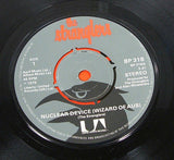 the stranglers nuclear device original 1979 uk issue  7" vinyl punk single