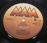 carey duncan  ragsy  1978 uk mam  label 7" vinyl  single obscure rare