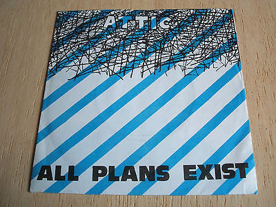 attick all plans exist e.p  1980 uk brain boosters label vinyl 7" 45 rare punk