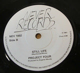 project four life after life 1980 uk never label 7" minimal synth experimental