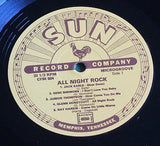 all night rock 1982  sun / charly label  10" vinyl 10 track lp cfm 504 ex+