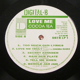 cocoa tea love me 1995 uk digital b  label vinyl lp reggae dancehall   ex +