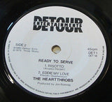 the heartthobs ready to serve 1980uk detour label vinyl 7" vinyl 45 punk newave