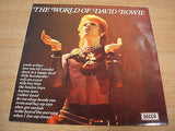 the world of david bowie 1973  uk issue early  vinyl compilation lp  blue labels