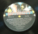 20 detroit chartbusters vol 2 1990 uk motorcity label vinyl  compilation mint -