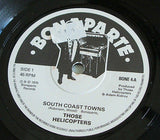 those helicopters south coast towns 1979 uk  7" vinyl 45 rare newave  punk kbd