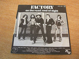factory   end of night   1977 french hard rock  7" vinyl 45 cobra label