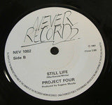 project four life after life  1980 uk never label vinyl 7" vinyl 45 experimental
