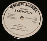 statistics dumb 1979 uk tyger label  7" vinyl 45 rare punk newave electro power